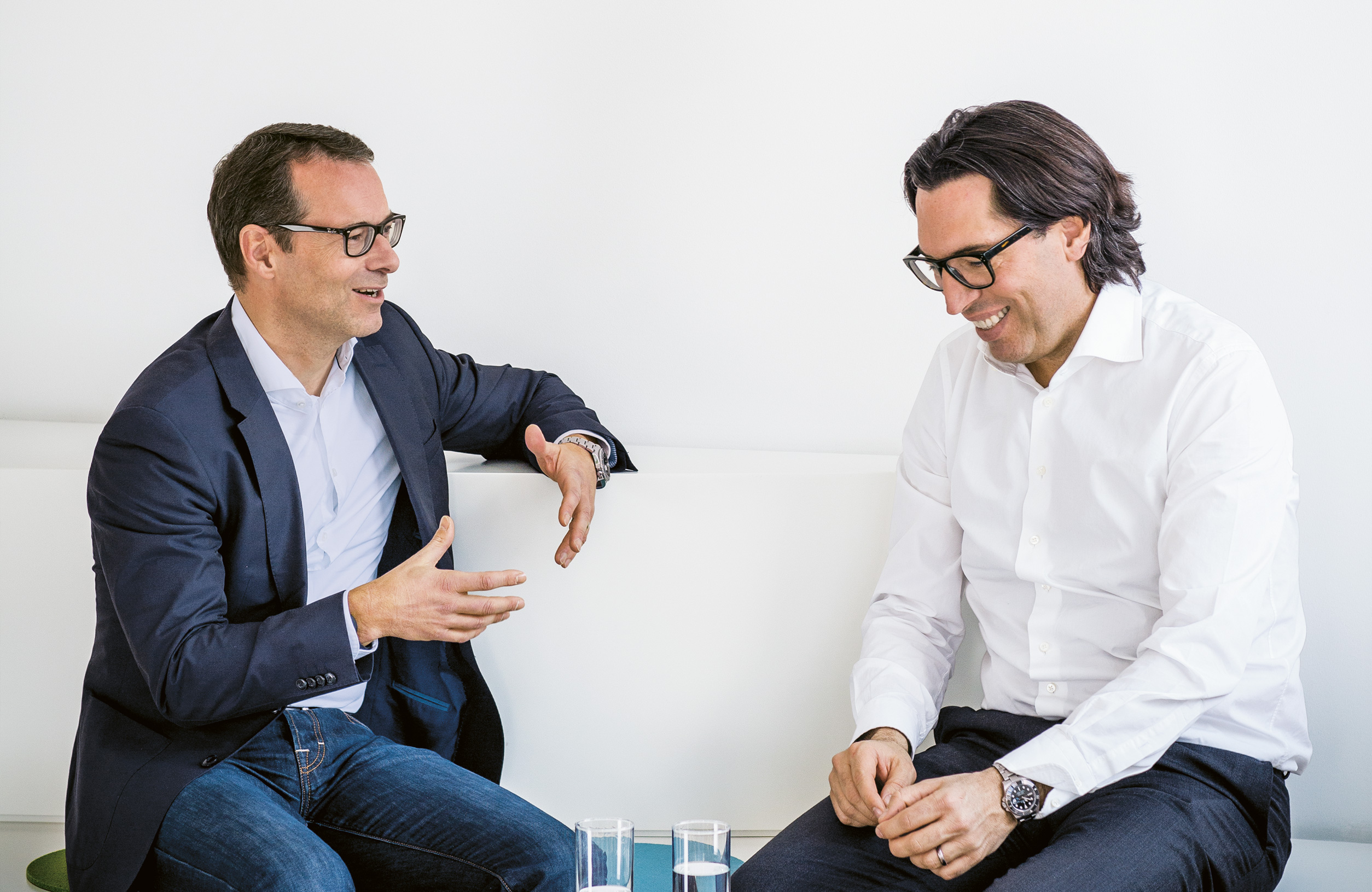 Jörg Trouvain, Managing Director of 7Travel (l), and Dr. Christian Wegner, Member of the Executive Board, Digital & Adjacent, at ProSiebenSat.1 (photo)